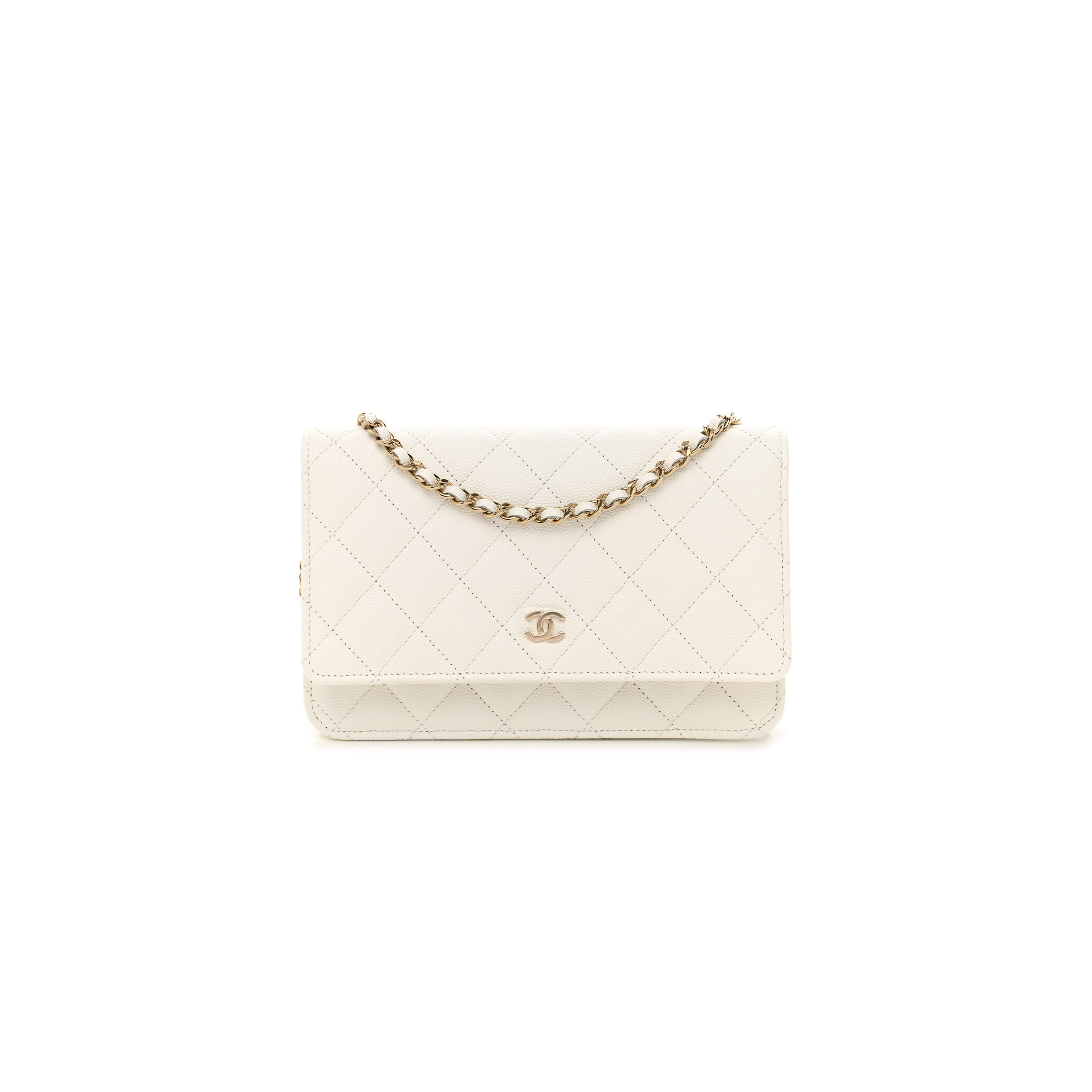 CHANEL CAVIAR QUILTED WALLET ON CHAIN WOC 1168643 (20*12*3cm)